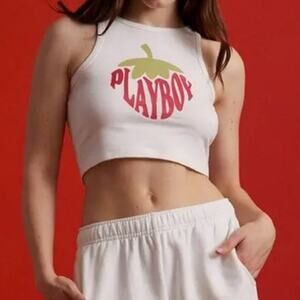 PacSun Playboy By PacSun
Strawberry Love Goddess Tank Top size XS